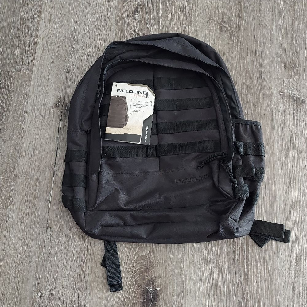 NEW: Fieldline Tactical Black Patrol Day Pack Molle Backpack